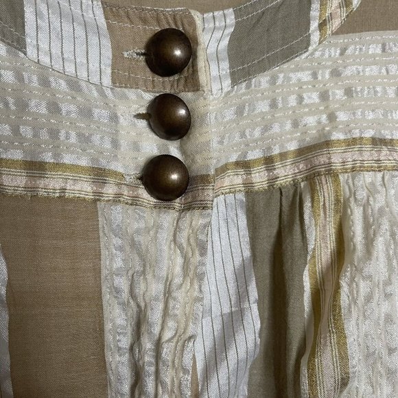 Maggie & Max 2x Button Down Blouse - Picture 4 of 7